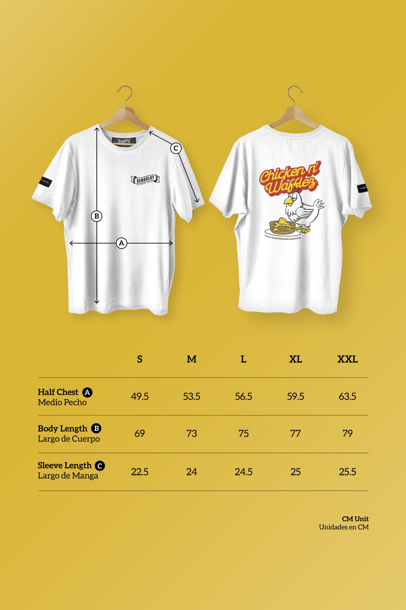Chicken n' Wafflez humboldt seed company eu shirt size guide